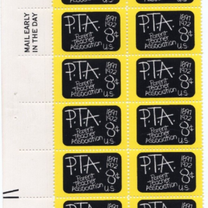 Scott #1463 PTA Plate Block of 20 Stamps - MNH