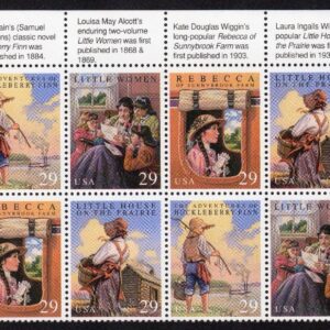 Scott #2788a (2785) Classic Children's Books Plate Block of 16 Stamps - MNH UL
