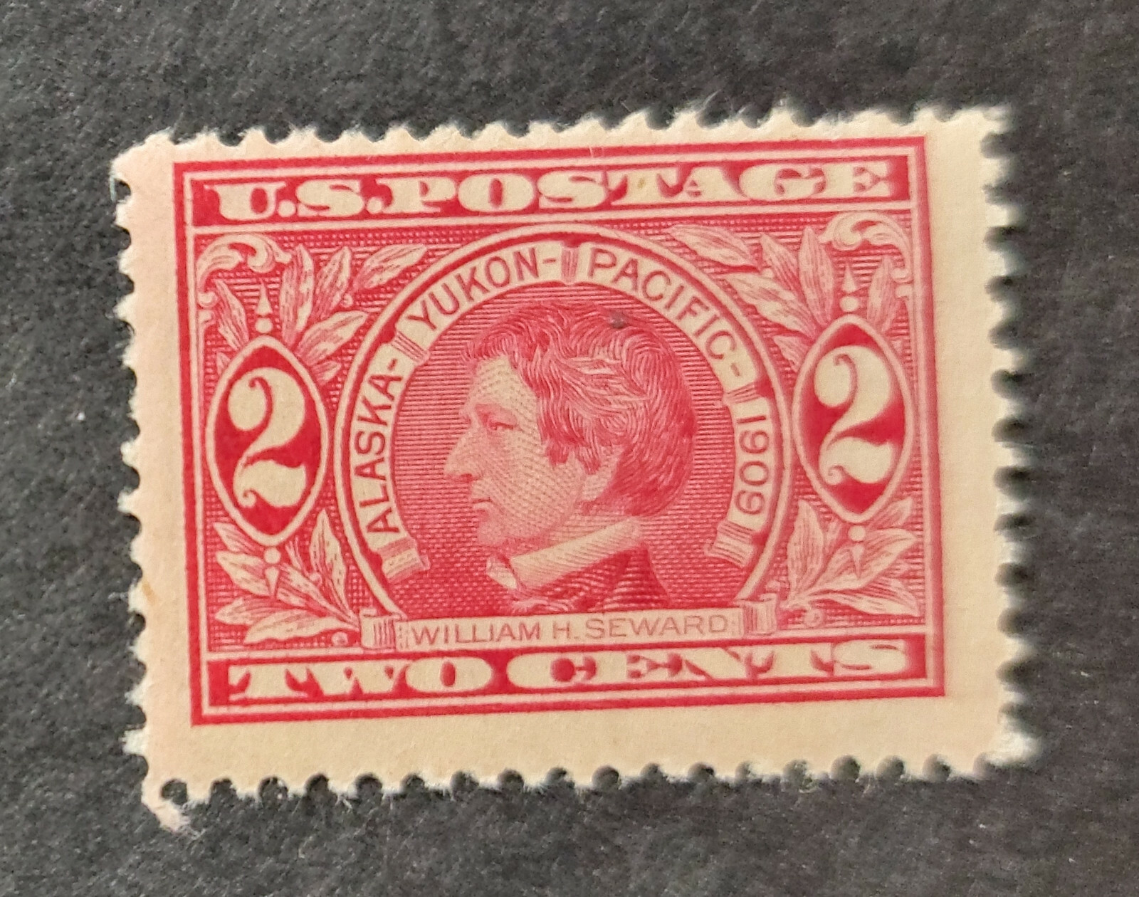 Scott #370 Alaska-Yukon (William Seward) Single Stamp - MNH (#3)