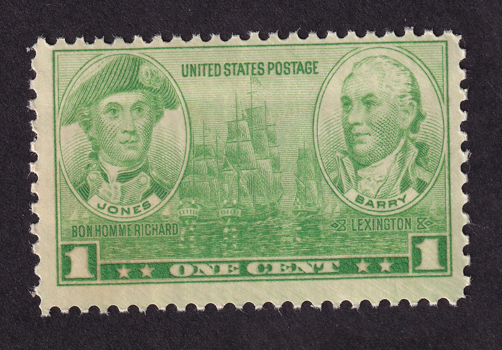 Scott #790 John Paul Jones & John Barry Single Stamp - MNH #2