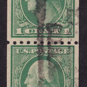 Scott #486 George Washington Coil Pair of Stamps - used
