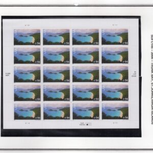 Scott #c145 US Virgin Islands, Trunk Bay Sheet of 20 Airmail Stamps - MNH