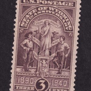 Scott #897 Wyoming 1890 Equal Rights Single Stamp - MNH