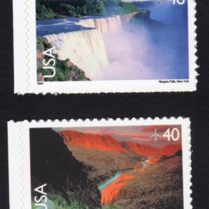 Scott #c133-c134 Niagra Falls & Rio Grande River (Texas) Single Stamps - MNH #2