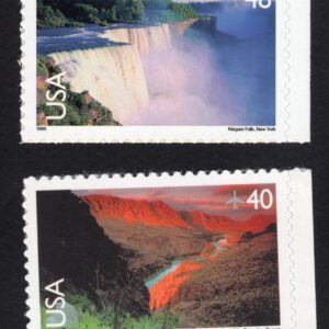 Scott #c133-c134 Niagra Falls & Rio Grande River (Texas) Single Stamps - MNH #3