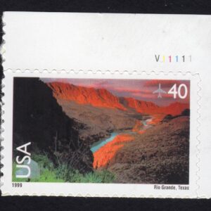 Scott #c134 Rio Grande River (Texas) Plate # Single Stamp - MNH UR