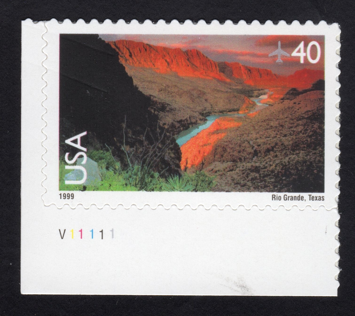 Scott #c134 Rio Grande River (Texas) Plate # Single Stamp - MNH LL