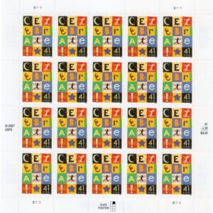 Scott #4196 Celebrate Letters Sheet of 20 Stamps - MNH