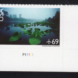 Scott #c142 Okefenokee Swamp Plate # Single Airmail Stamp - MNH LR