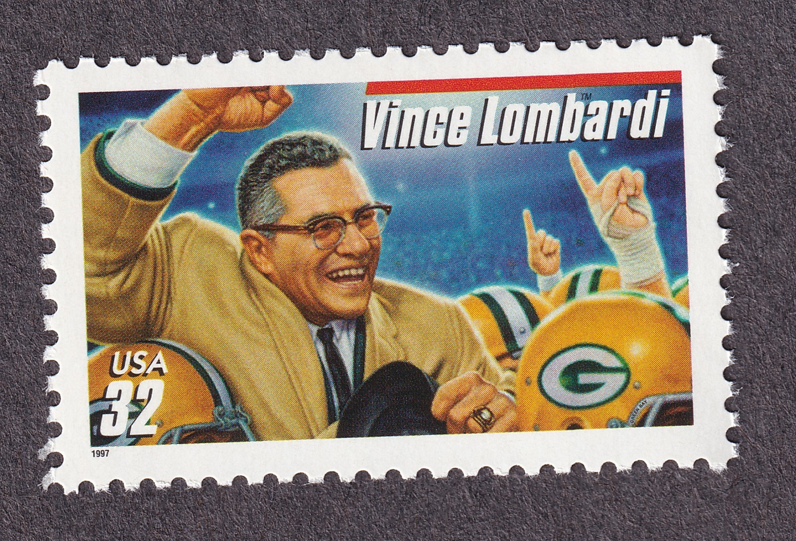Scott #3147 Vince Lombardi Single Stamp - MNH