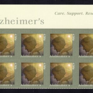 Scott #4358 Alzheimer's Title Block of 8 Stamps - MNH