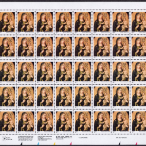 Scott #3003 Madonna (Mary, Giotto) Sheet of 50 Stamps - MNH
