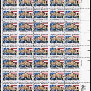 Scott #2103 Hispanic Americans Sheet of 40 Stamps - MNH P#222111 UR