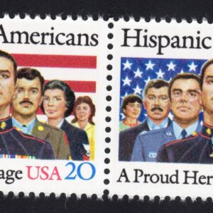 Scott #2103 Hispanic Americans Horizontal Pair of Stamps - MNH