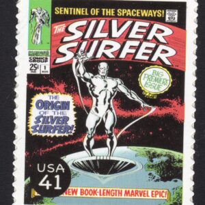 Scott #4159p Marvel's Cover of Silver Surfer #1 Single Stamp - MNH