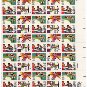 Scott #2051a (2048-51) Olympics (1984) Sheet of 50 Stamps - MNH