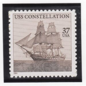 Scott #3869 USS Constellation Single Stamp - MNH in mount