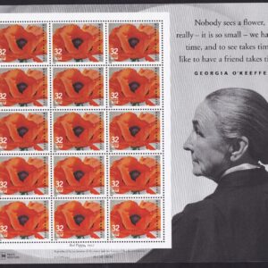 Scott #3069 Georgia O'Keefe Sheet of 20 Stamps - MNH