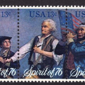 Scott #1631a Spirit of '76 Strip of 3 Stamps - MNH