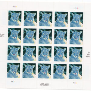 Scott #4139 Florida Panther Sheet of 20 26¢ Stamps - MNH