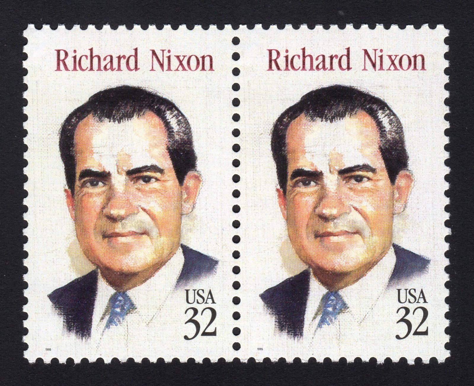 Scott #2955 Richard M Nixon 37th President Horizontal Pair of Stamps - MNH