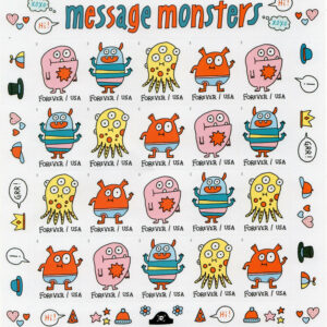 Scott #5639a (5636-5639) MESSAGE MONSTERS Sheet Of 20 stamps - MNH