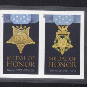 Scott #4823c (4822) Medal of Honor (Army & Navy) Pair of Stamps - MNH in mount