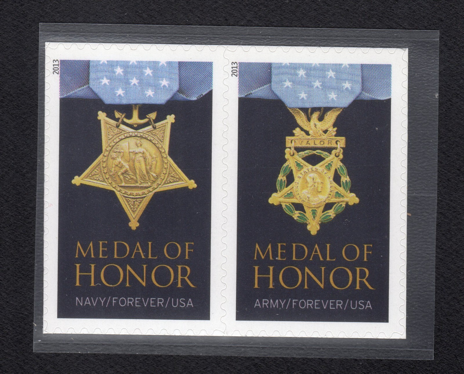 Scott #4823c (4822) Medal of Honor (Army & Navy) Pair of Stamps - MNH in mount