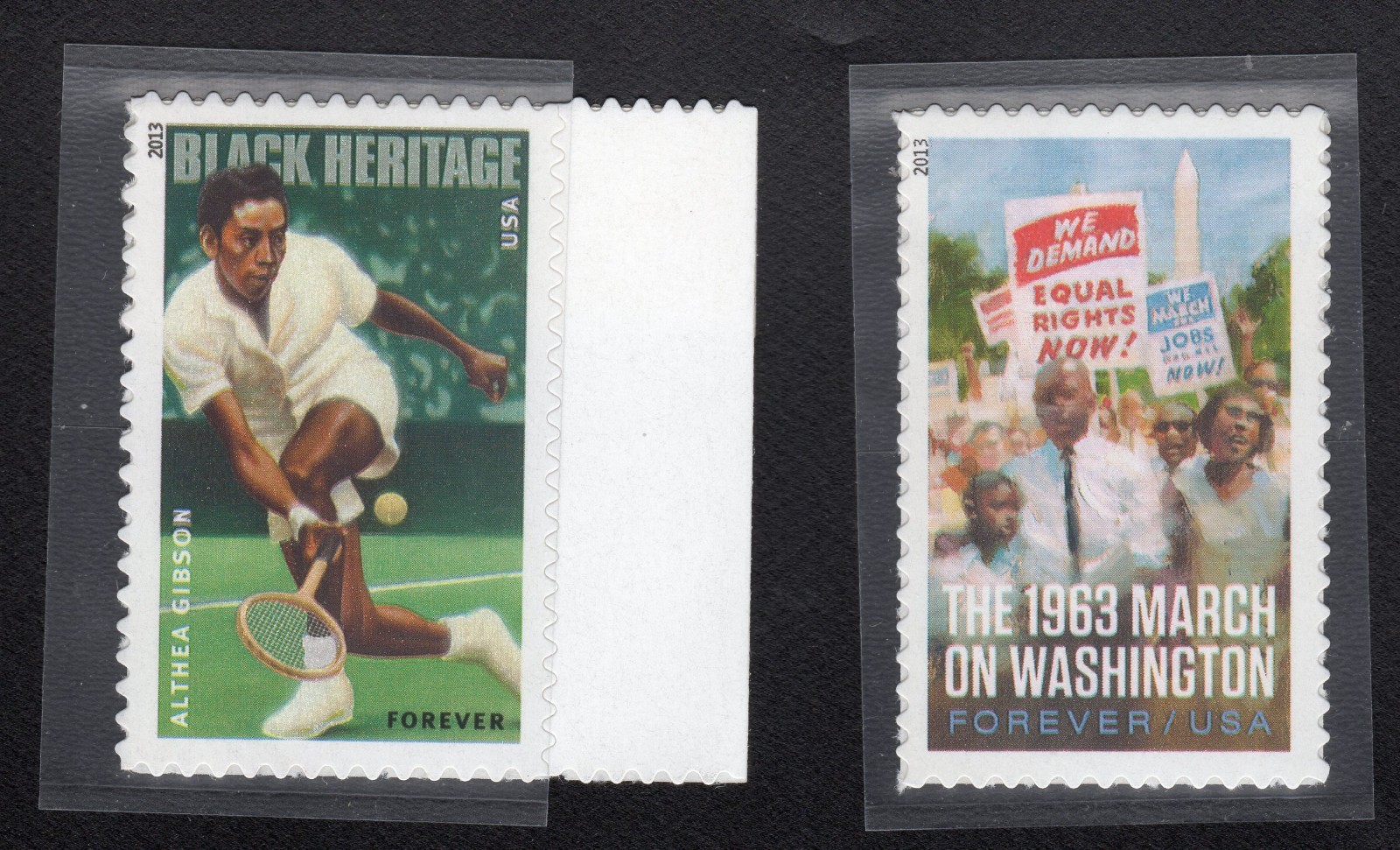 Scott #4803-4804 Althea Gibson Washington March Pair of Stamps - MNH in mount