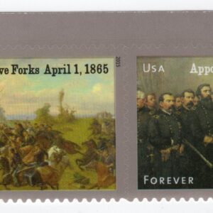 Scott #4981a (4980) 1865 Civil War Pair of Forever Stamps - MNH w/Corner selvage