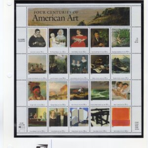 Scott #3236 American Art Sheet Of 20 Stamps - USPS Album Page