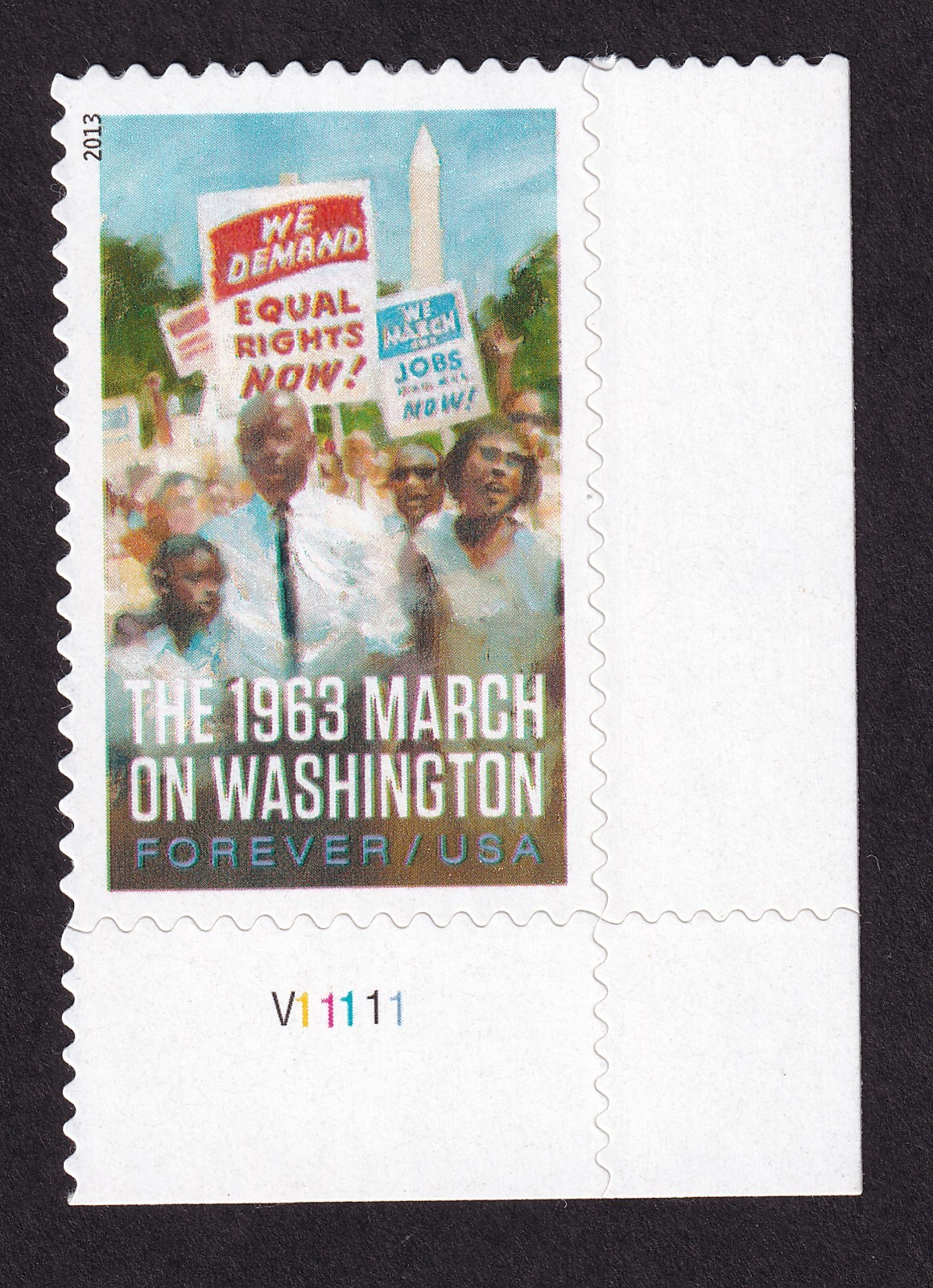 Scott #4804 Washington March Plate # Single Stamp - MNH LR