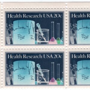 Scott #2087 Health Research Plate Block of 4 Stamps - MNH