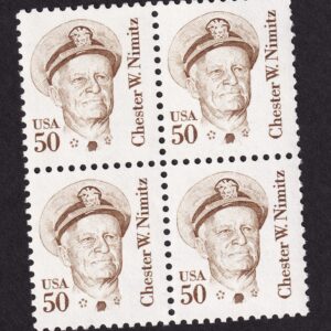 Scott #1869e Chester W. Nimitz Block of 4 Stamps - MNH