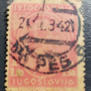 Stamp Europe Yugoslovia King Alexander set of 2 1926 &1931