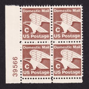 Scott #1946 C Series Eagle Plate Block of 4 stamps - MNH P#39566 LL