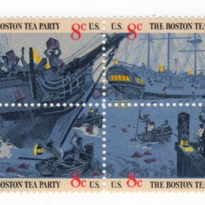 Scott #1480-1483a Boston Tea Party Block of 4 Stamps - MNH