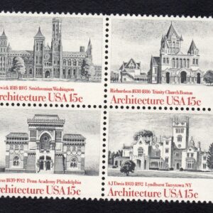 Scott #1841a (1838-41) Architecture Block Of 4 Stamps - MNH