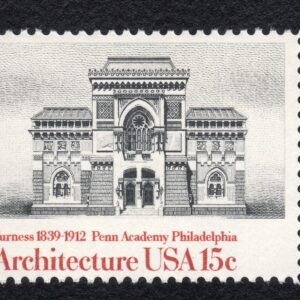Scott #1838 Architecture Furness Penn Academy Single Stamp - MNH