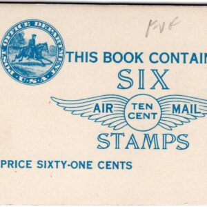 Scott #BKC1 (c10a) Lindbergh Booklet of 6 Stamps (2 panes) - MNH #4 F-VF