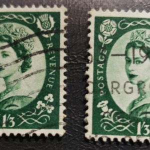 Stamp Europe Great Britain "Queen Elizabeth II" 1953 set of 3