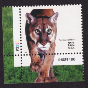 Scott #3105m Endangered Species Florida Panther Single Stamp - MNH