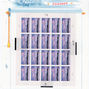 Scott #4374 Alaska Sheet of 20 Stamps in White Ace Booklet Pane Mount - MNH