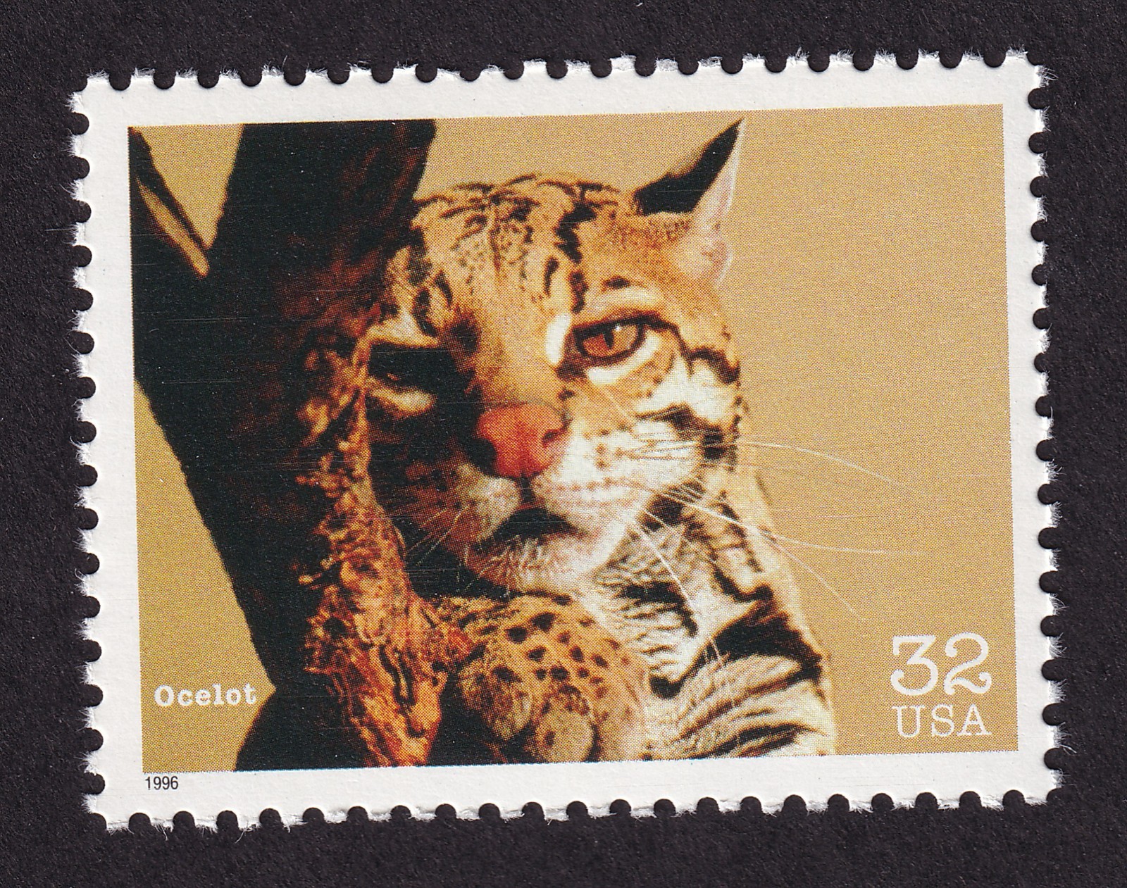 Scott #3105f Endangered Species Ocelot Single Stamp - MNH