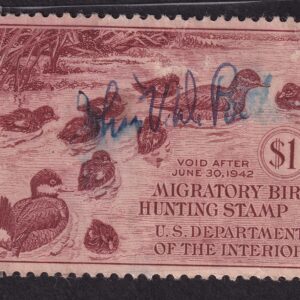 Scott #RW8 1942 Migratory Bird Hunting Stamp - Used