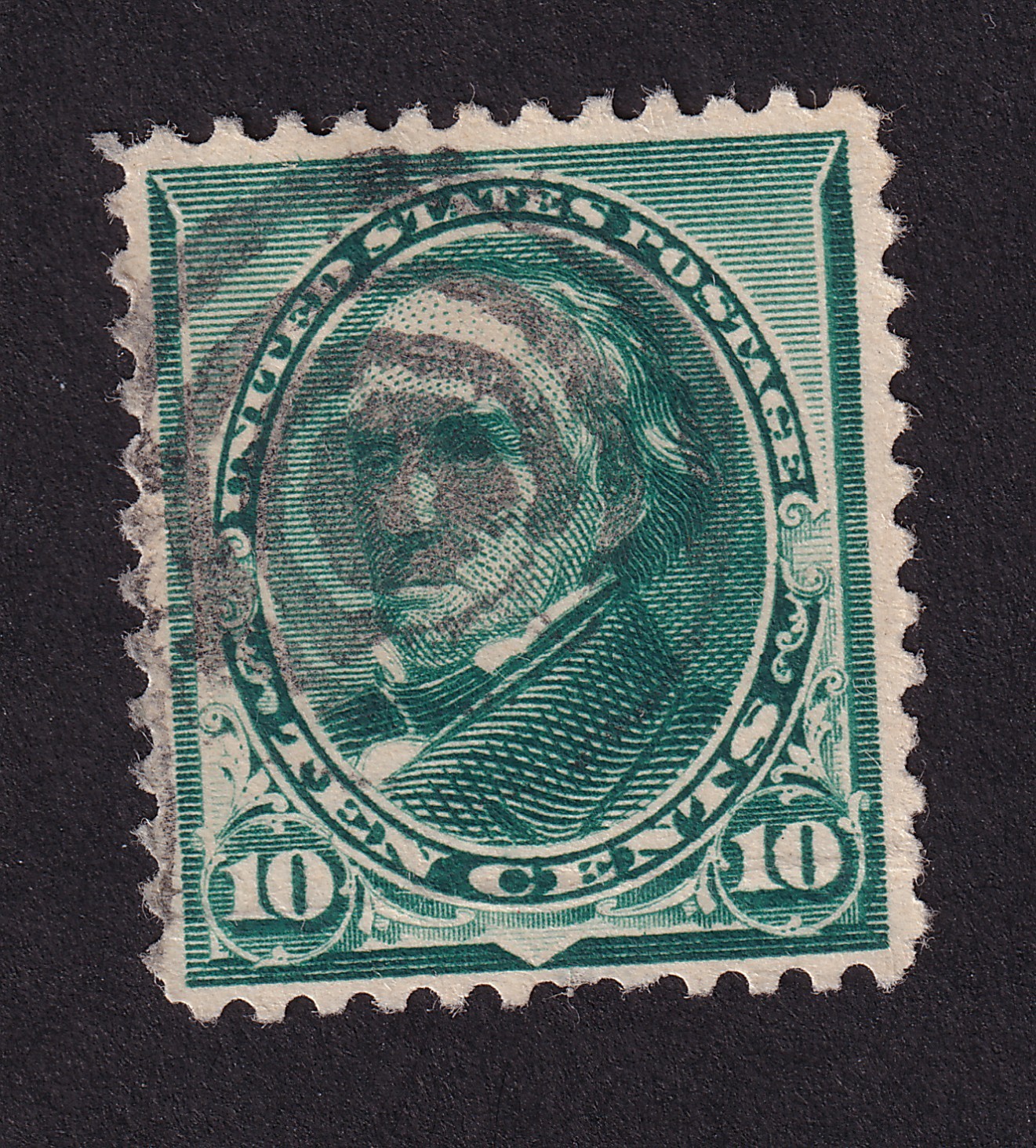 Scott #258 Daniel Webster Single Stamp - used #1