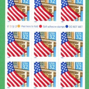 Scott #2920a Flag over Porch Booklet of 20 Stamps - MNH P#V23522