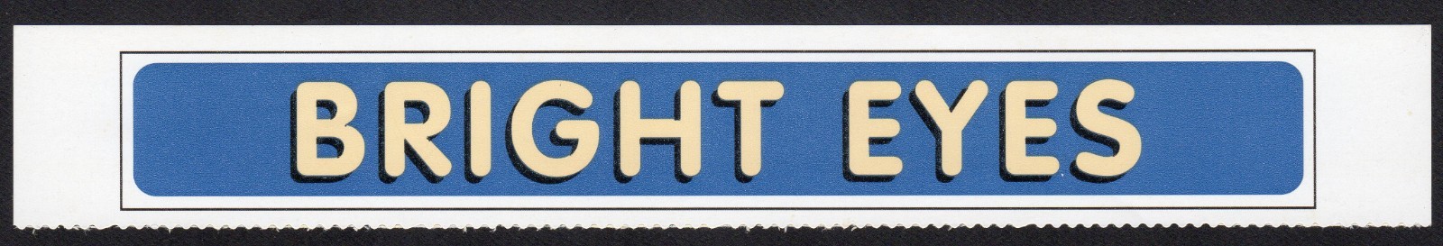 Scott #3234a Bright Eyes Title Strip - No Stamps