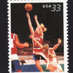 Scott #3399 Youth Sports Girls Basketball Single Stamp - MNH