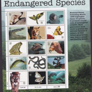 Scott #3105 Endangered Species Sheet of 15 Stamps - MNH